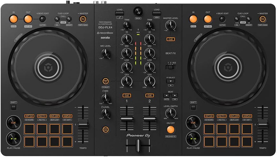 DJコントローラー DDJ-FLX4 ダストカバー付き Pioneer DJコントローラー DDJ-FLX4 ＋ ダストカバー付き